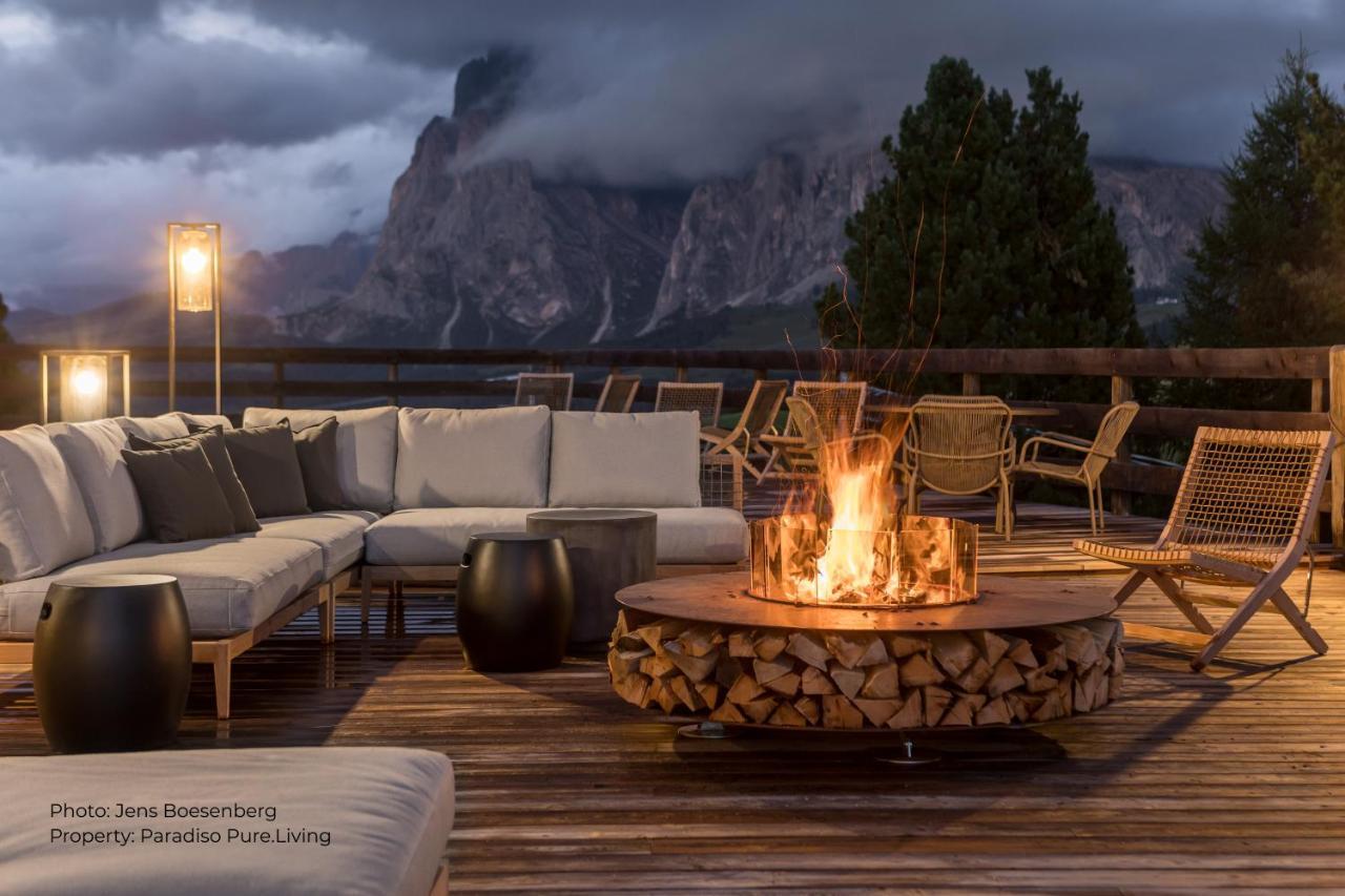 Paradiso Pure.Living Vegan Hotel Alpe Di Siusi Esterno foto